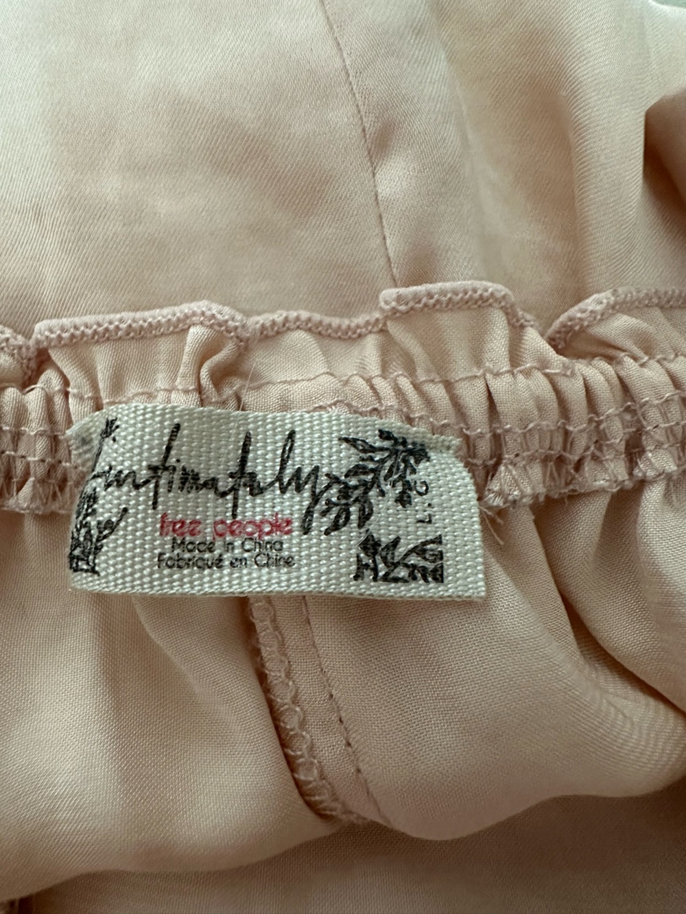 Free People intimately Blush Satin romper - Picture 2 of 3